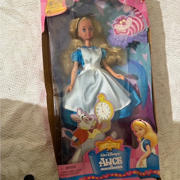 Disney Other - Disney Classics Alice Doll - Blue and White